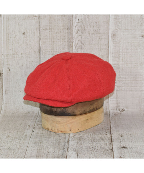 Sapca Model Newsboy Peaky Blinders Rosu Englezesc