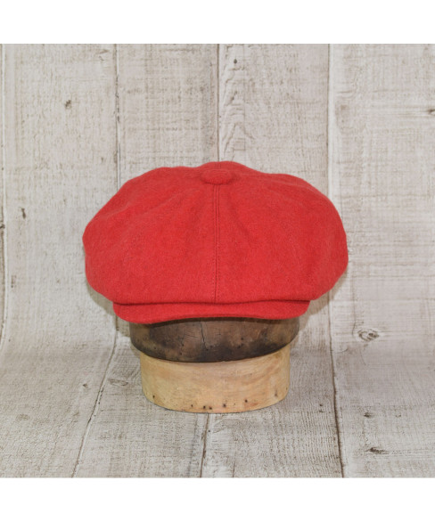 Sapca Model Newsboy Peaky Blinders Rosu Englezesc