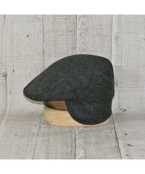 Sapca Model Clasic Cu Lambouri Herringbone Kaki