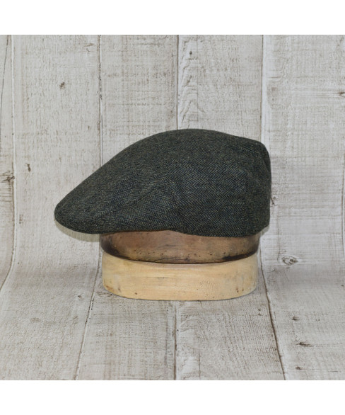 Sapca Model Clasic Cu Lambouri Herringbone Kaki