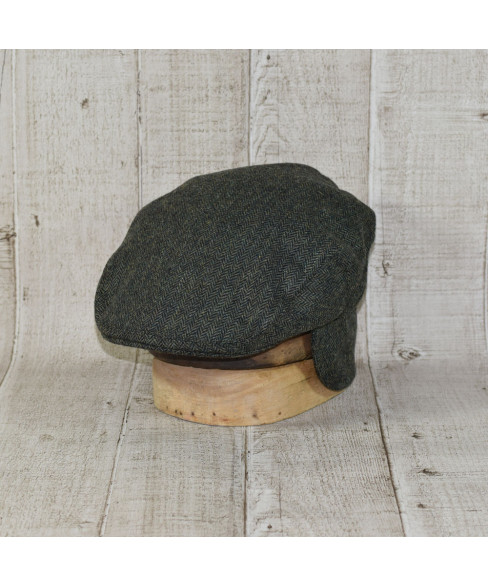 Sapca Model Clasic Cu Lambouri Herringbone Kaki