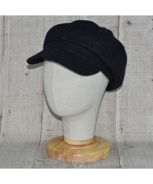 Sapca Model Biker Gri Inchis