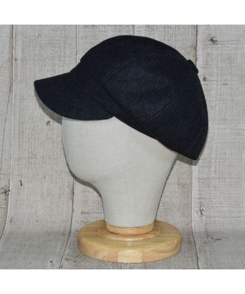 Sapca Model Biker Gri Inchis