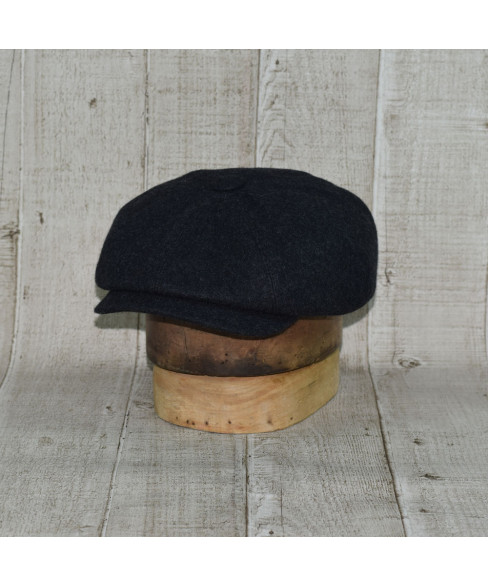 Sapca Model Newsboy Peaky Blinders Gri Inchis